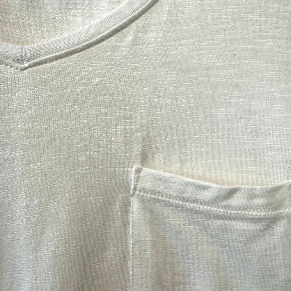 AVENTURA Organic Cotton Long Sleeve Shirt Women's Size L White Top - Picture 7 of 16
